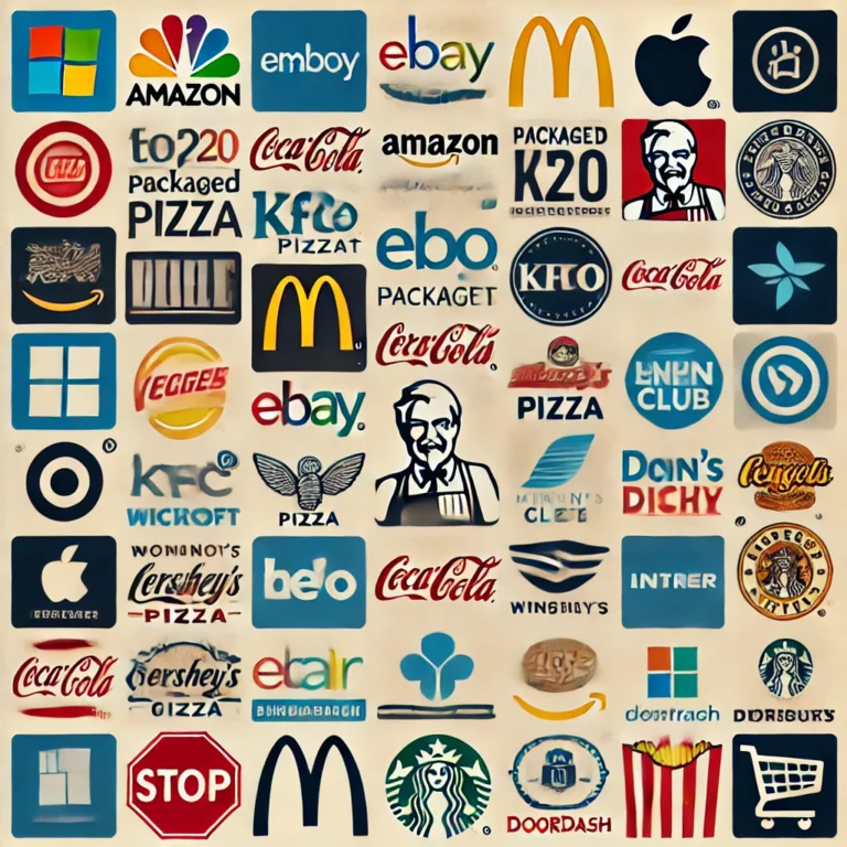 60 Top retail, ecommerce and CPG brand logos