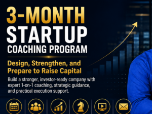 3 months startup coaching program header