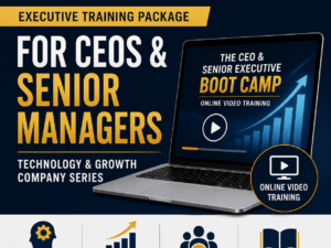 Executive Training Package for CEOs Senior Managers square menu graphic 1