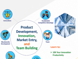 Product Development, Innovation, Market Entry, Team Building – Launching a Company – 7 Courses