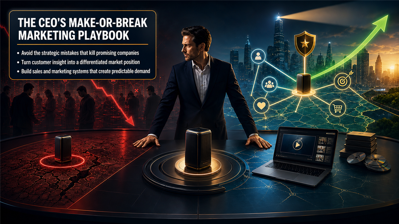 Entrepreneurial Sales and Marketing: CEO make-or-break marketing playbook