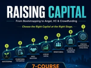 Seven-course collection on raising capital for entrepreneurs