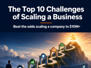 The Top 10 Challenges of Scaling a Business: Beat the odds scaling a company to $10M+