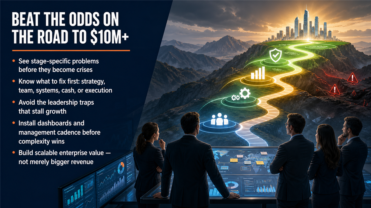 Top 10 Challenges of Scaling: Beat the odds on the road to $10M+