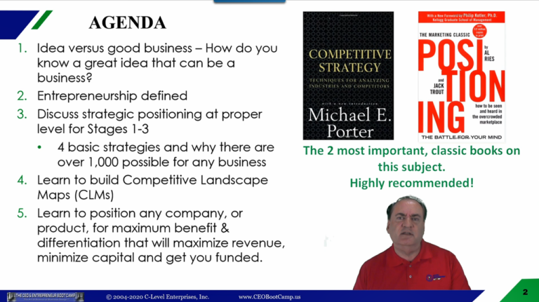 Competitive Strategy & Positioning Agenda X1280
