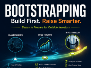 Boot Strapping & Basics to Prepare for Outside Investors - Available Q3 - Only audio now