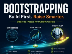 Bootstrapping and outside investor financing for startups