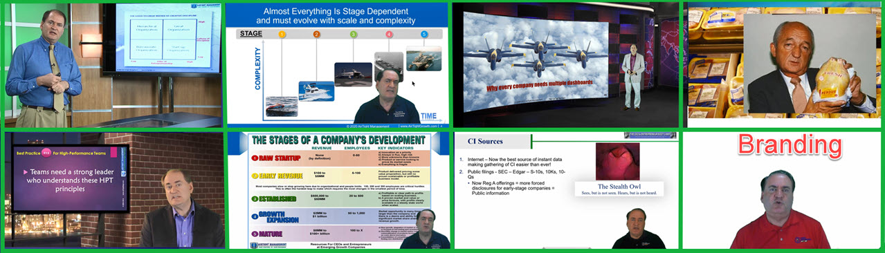 CEO Boot Camp training and strategy examples