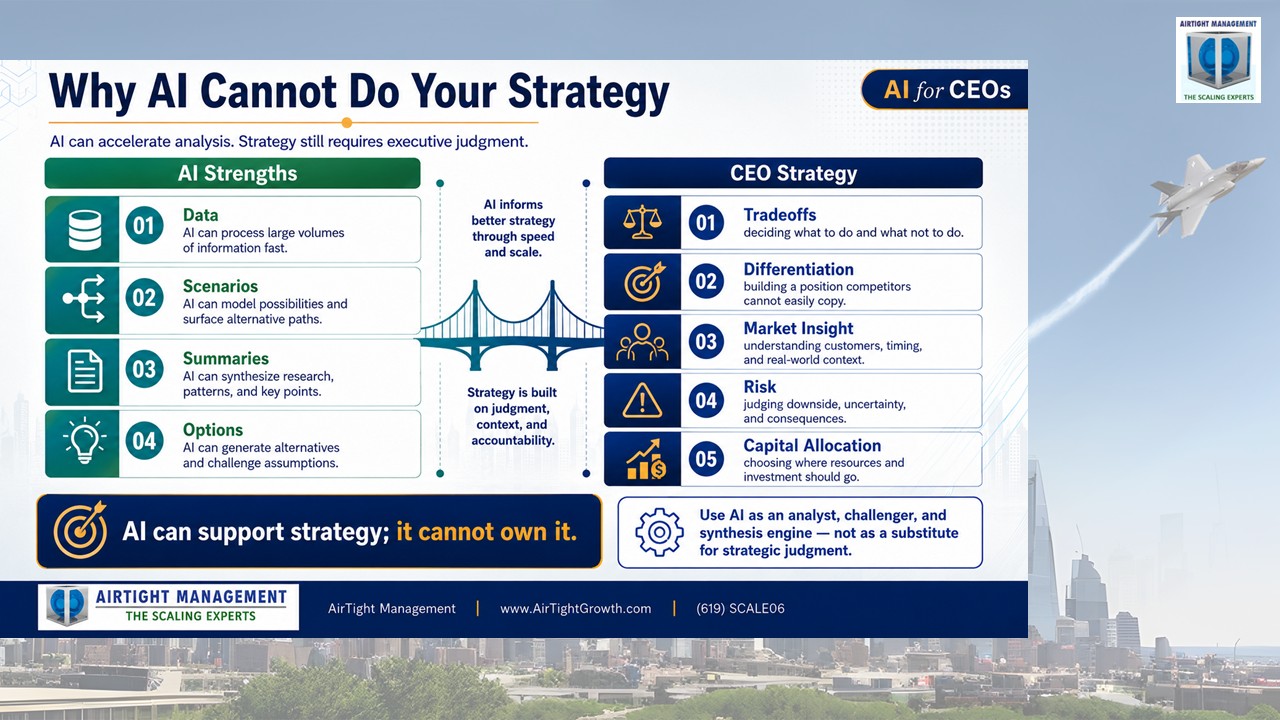 Why AI Cannot Do Strategy