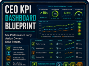 CEO KPI Dashboard Blueprint